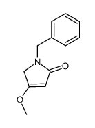 1-Benzyl-4-methoxy-Δ3-pyrrolin-2-one结构式