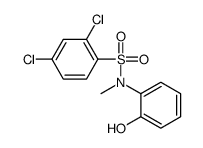 2,4-dichloro-N-(2-hydroxyphenyl)-N-methylbenzenesulfonamide结构式