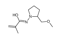 N-[2-(methoxymethyl)pyrrolidin-1-yl]-2-methylprop-2-enamide Structure