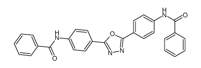 N-[4-[5-(4-benzamidophenyl)-1,3,4-oxadiazol-2-yl]phenyl]benzamide结构式