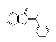 1H-Inden-1-one,2-(chlorophenylmethylene)-2,3-dihydro-结构式