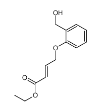 ethyl 4-[2-(hydroxymethyl)phenoxy]but-2-enoate结构式