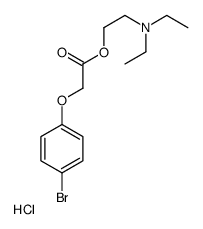 2-[2-(4-bromophenoxy)acetyl]oxyethyl-diethylazanium,chloride结构式