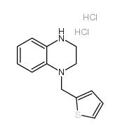 4-(thiophen-2-ylmethyl)-2,3-dihydro-1H-quinoxaline Structure