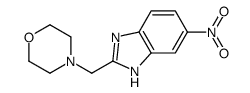 4-[(6-nitro-1H-benzimidazol-2-yl)methyl]morpholine结构式