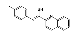 N-(4-methylphenyl)quinoline-2-carbothioamide Structure