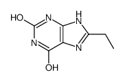 8-ethyl-3,7-dihydropurine-2,6-dione Structure