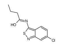 N-(6-chloro-2,1-benzothiazol-3-yl)butanamide Structure