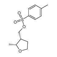(2α,3α)-(+/-)-Tetrahydro-2-methyl-3-(tosyloxymethyl)furan结构式