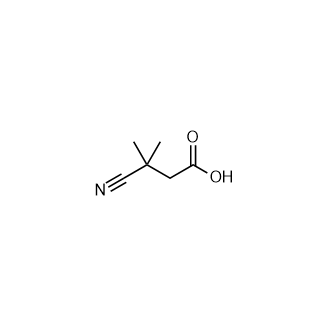 3-氰基-3-甲基丁酸结构式