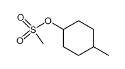 cis- and trans-1-methanesulphonyl-4-methylcyclohexane结构式