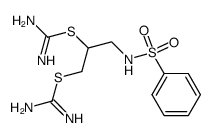 Benzolsulfonsaeure-N- (2,3-di-S-isothiouronyl-propylamid) Structure