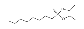 O,O-diethyl octylphosphonothioate结构式