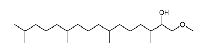 2-hydroxy-3-methylidene-7,11,15-trimethylhexadecanyl methyl ether结构式