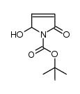tert-butyl 2-hydroxy-5-oxo-2,5-dihydro-1H-pyrrole-1-carboxylate Structure
