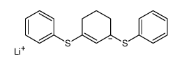 lithium,(3-phenylsulfanylcyclohexen-1-yl)sulfanylbenzene Structure