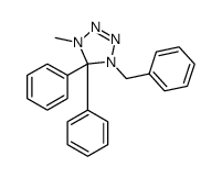 1-benzyl-4-methyl-5,5-diphenyltetrazole Structure