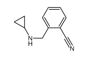 2-[(Cyclopropylamino)methyl]benzonitrile structure