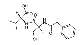 phenylacetylcysteinylvaline structure