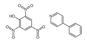 4-phenylpyridine,2,4,6-trinitrophenol结构式
