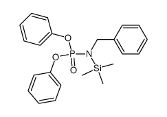 diphenyl benzyl(trimethylsilyl)phosphoramidate结构式