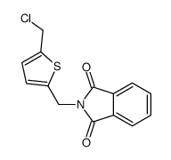 2-[[5-(chloromethyl)thiophen-2-yl]methyl]isoindole-1,3-dione结构式