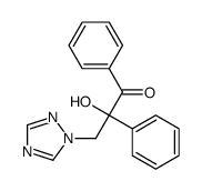 2-hydroxy-1,2-diphenyl-3-(1,2,4-triazol-1-yl)propan-1-one结构式