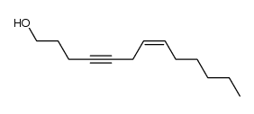 (Z)-4-tridecyn-7-en-1-ol结构式