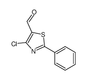 4-Chloro-2-phenyl-1,3-thiazole-5-carbaldehyde结构式