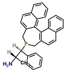 (1S,2S)-1-((4S)-3H-DINAPHTHO[2,1-C:1',2'-E]PHOSPHEPIN-4(5H)-YL)-1-PHENYLPROPAN-2-AMINE结构式