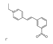1-ethyl-4-[2-(3-nitrophenyl)ethenyl]pyridin-1-ium,iodide Structure