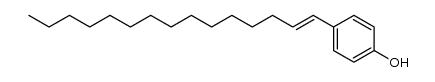 4-pentadec-1-enyl-phenol Structure