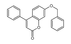 4-phenyl-7-phenylmethoxychromen-2-one Structure
