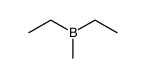 Diethylmethylborane结构式