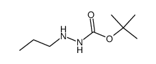 Hydrazinecarboxylic acid, 2-propyl-, 1,1-dimethylethyl ester (9CI)结构式