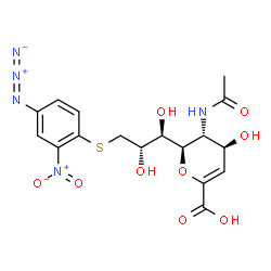 9-S-(4-azido-2-nitrophenyl)-5-acetamido-2,6-anhydro-2,3,5,9-tetradeoxy-9-thioglycerogalactonon-2-enonic acid picture