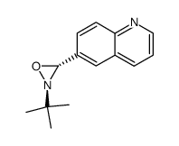 6-((2R,3R)-2-tert-Butyl-oxaziridin-3-yl)-quinoline Structure