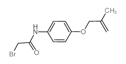 2-Bromo-N-{4-[(2-methyl-2-propenyl)oxy]-phenyl}acetamide结构式