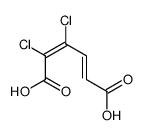 2,3-dichlorohexa-2,4-dienedioic acid Structure