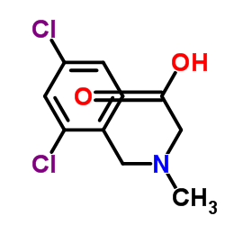 N-(2,4-Dichlorobenzyl)-N-methylglycine图片