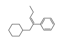(Z)-(1-cyclohexylpent-2-en-2-yl)benzene Structure