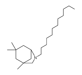 7-dodecyl-3,3,5-trimethyl-7-azabicyclo[3.2.1]octane Structure