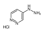 4-hydrazinylpyridazine hydrochloride Structure