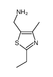 (2-ethyl-4-methyl-1,3-thiazol-5-yl)methanamine结构式