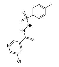 N'-(5-chloronicotinoyl)-4-methylbenzenesulfonohydrazide Structure