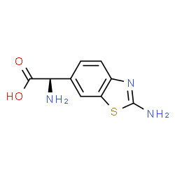 6-Benzothiazoleaceticacid,alpha,2-diamino-,(R)-(9CI) Structure