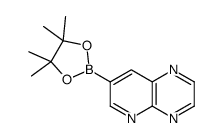 吡啶并[2,3-b]吡嗪-7-基硼酸频那醇酯结构式