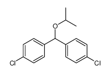 1-chloro-4-[(4-chlorophenyl)-propan-2-yloxymethyl]benzene结构式
