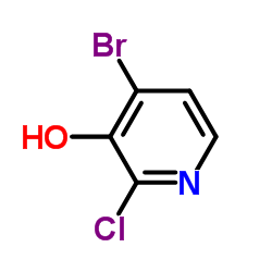 4-Bromo-2-chloro-3-pyridinol结构式