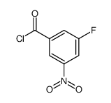 3-Fluoro-5-nitrobenzoyl chloride结构式